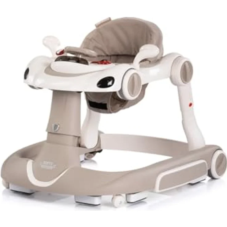 Chipolino Lauflernhilfe Happy Walker 5-in-1 mit Wippfunktion, Musik und Lichtern, höhenverstellbar, ab 6 Monaten, rot – Bild 4