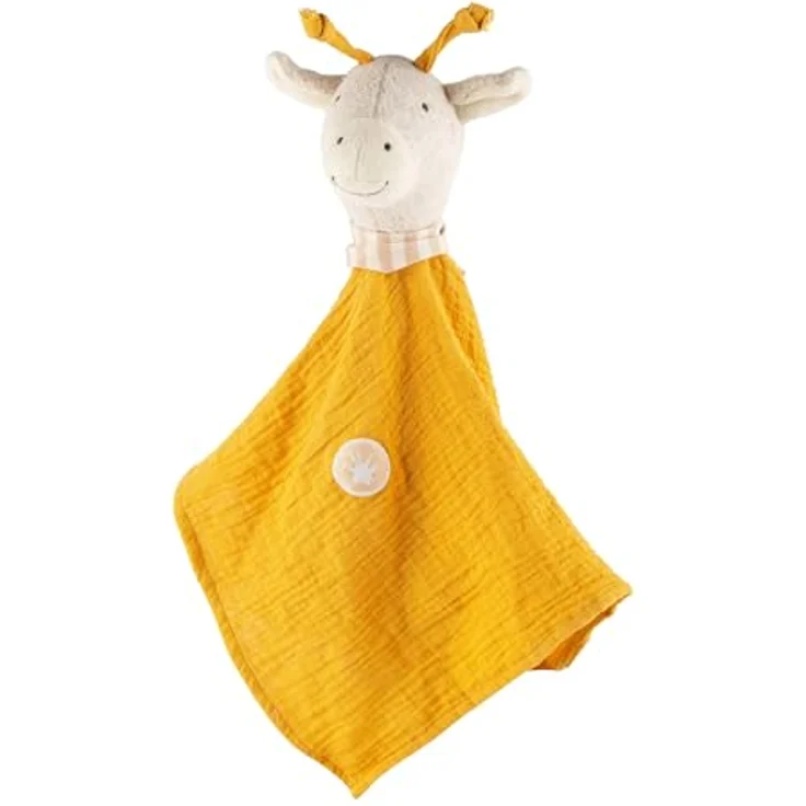 Sigikid Schnuffeltuch Giraffe Baby Geschenk, weiche Gewebe, kindgerechtes Design, zarte Farben – Bild 1