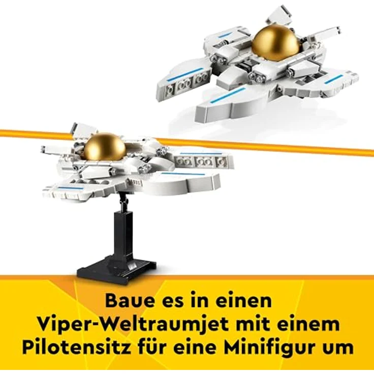 LEGO Creator 3in1 Astronaut im Weltraum Spielzeug, Modellbausatz mit Hund und Raumschiff für Kinder, Kinderzimmer-Deko, kreatives Geschenk für Jungs und Mädchen ab 9 Jahren 31152 – Bild 4