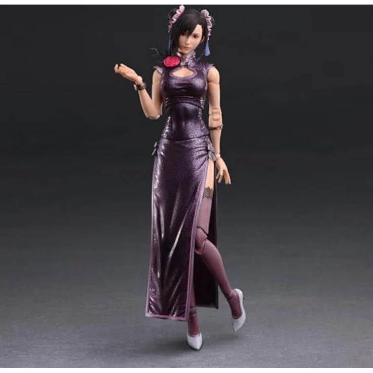 SquareEnix Final Fantasy VII Remake Play Arts Kai Actionfigur Tifa Lockhart Sporty Dress Ver., 25 cm, detailgetreue Sammlerfigur – Bild 2