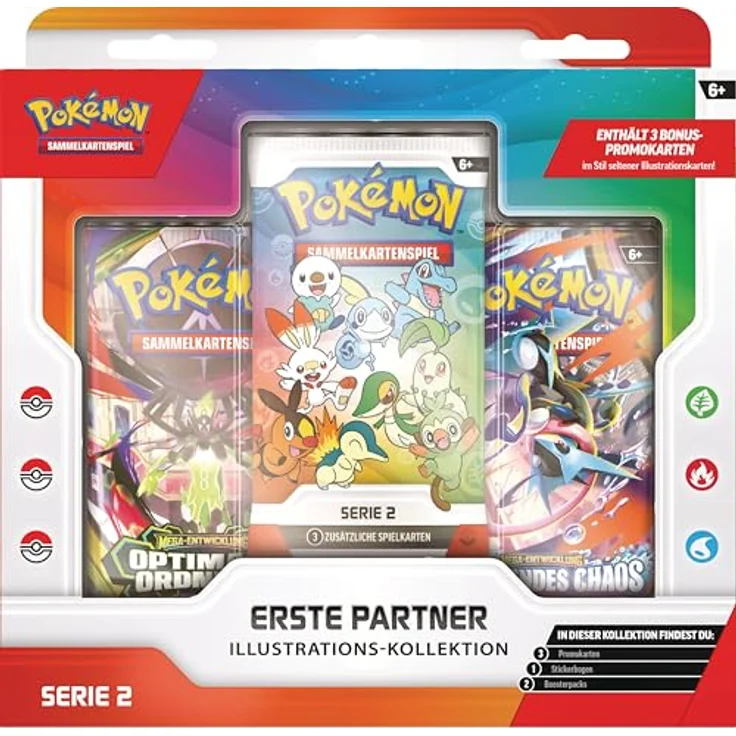 AMIGO POKÉMON 13978 Erste Partner Kollektion Serie 2, Sammelkarten-Set für Sammler und Fans – Bild 2