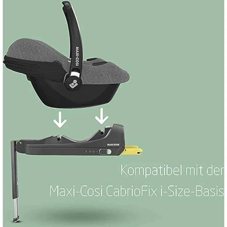 Dorel CabrioFix i-Size Select, Babyschale in Grau, ECE R129/i-Size Norm, 3,2 kg, Isofix-kompatibel – Bild 8