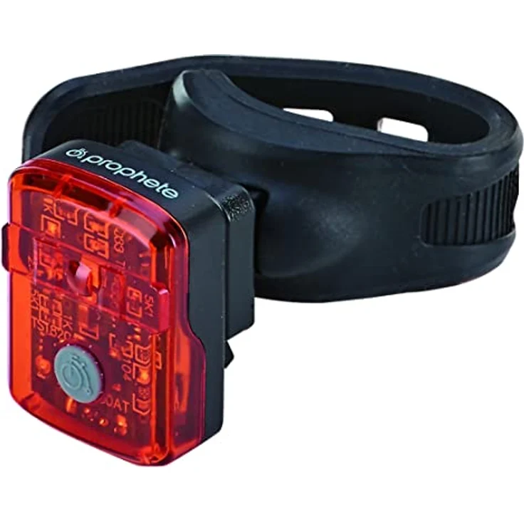 Prophete Led-rücklicht LED-Batterierücklicht, Lithium-Ionen-Technologie, Micro-USB, schwarz, für alle Fahrräder zugelassen – Bild 1