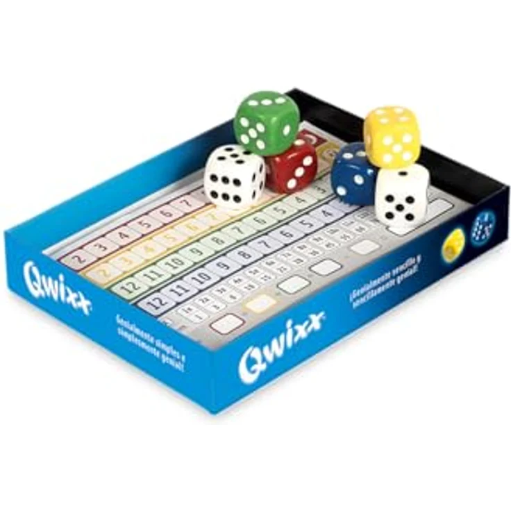 NSV QWIXX, Würfelspiel und Mentale Strategie, spanische Ausgabe mit einfacher Mechanik und hoher Wiederspielbarkeit – Bild 5