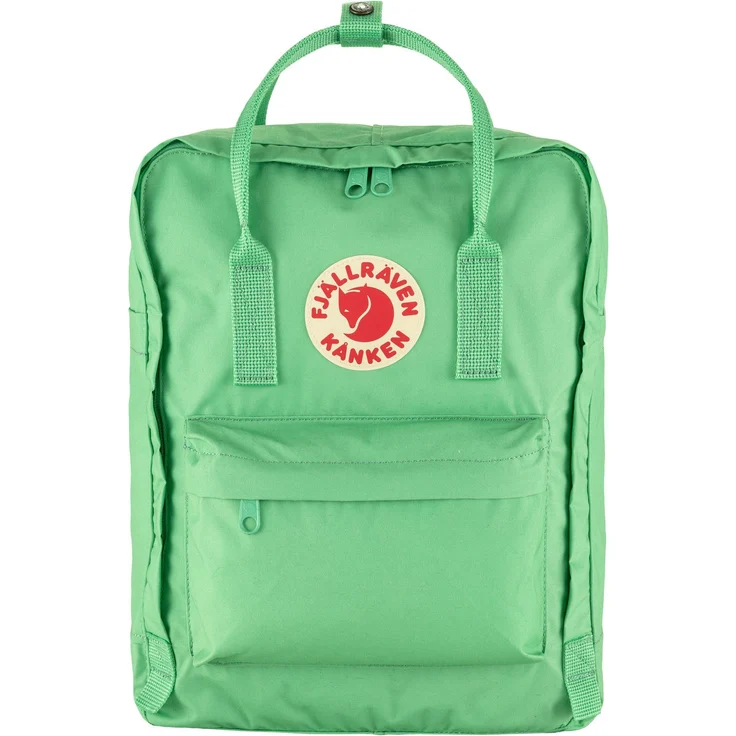 Fjällräven Kånken Rucksack 38 cm, Strapazierfähiges Vinylon F Material, Reißverschluss-Öffnung, Herausnehmbares Sitzkissen, Grau – Bild 1