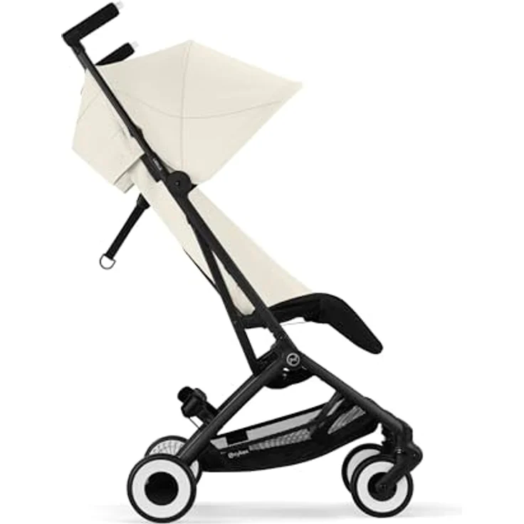 Cybex Gold Kinderwagen LIBELLE, ultraleicht mit Einhand-Gurtsystem, für 6 Monate bis 4 Jahre, Canvas White – Bild 4