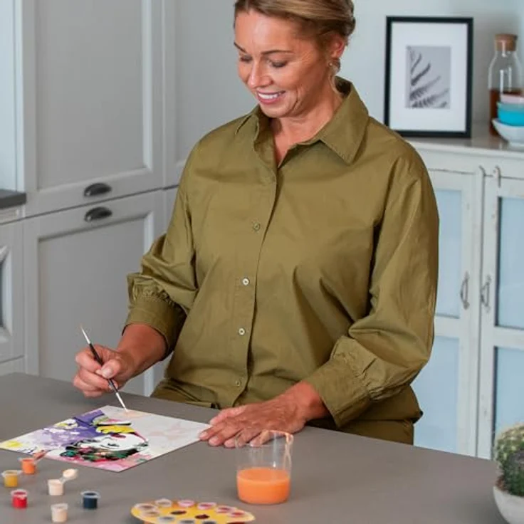 Ravensburger Malen nach Zahlen CreArt, Audrey Hepburn, für Erwachsene, Acrylfarben, Made in Europe – Bild 3