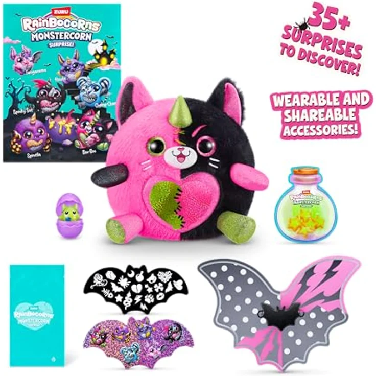 Zuru Rainbocorns Monstercorn Surprise! Überraschungsei Howlie der Werwolf, Kuscheltier 29.50 cm – Bild 11