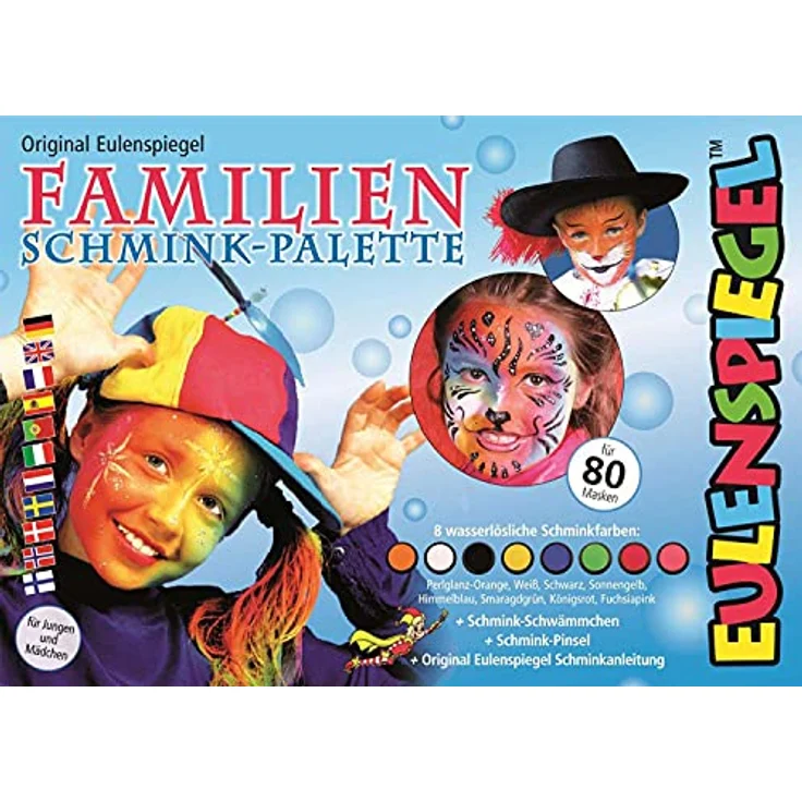 Eulenspiegel 208014 Familien Schmink-Palette – Bild 3
