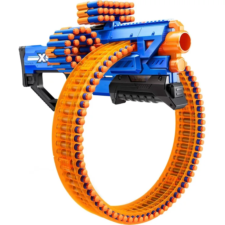Xshot Insanity Mad Mega Barrel Blaster, Blaster mit 72 Darts Kapazität und bis zu 30 m Reichweite