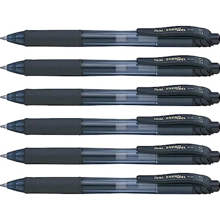 Pentel Liquid Gel-Tintenroller EnerGel-X BL107, schwarz VE=6