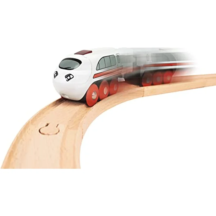 Eichhorn Ferngesteuerter Zug, Holzeisenbahn für Kinder ab 3 Jahren, mit abnehmbaren Kleinteilen – Bild 6