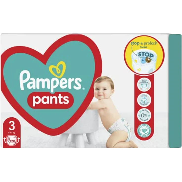 Pampers Pants Dreng/Pige 3 128 stk – Bild 3
