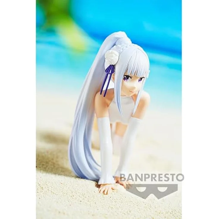 Banpresto RE Zero – Emilia Celestial Vivi Figur 13 cm, Sammelfigur in beliebter Pose – Bild 5