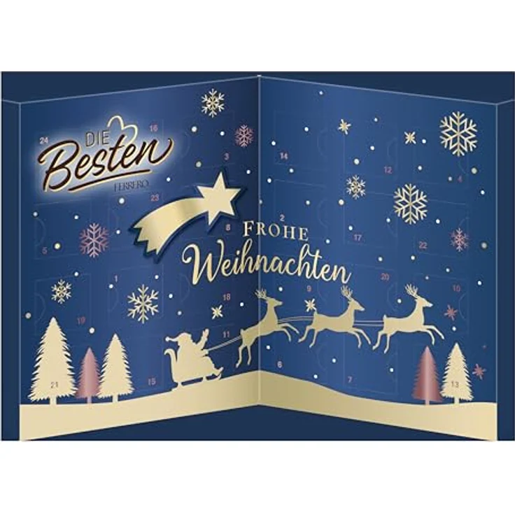 Ferrero Die Besten, Adventskalender mit 24 edlen Pralinen aus beliebten Ferrero-Klassikern – Bild 5