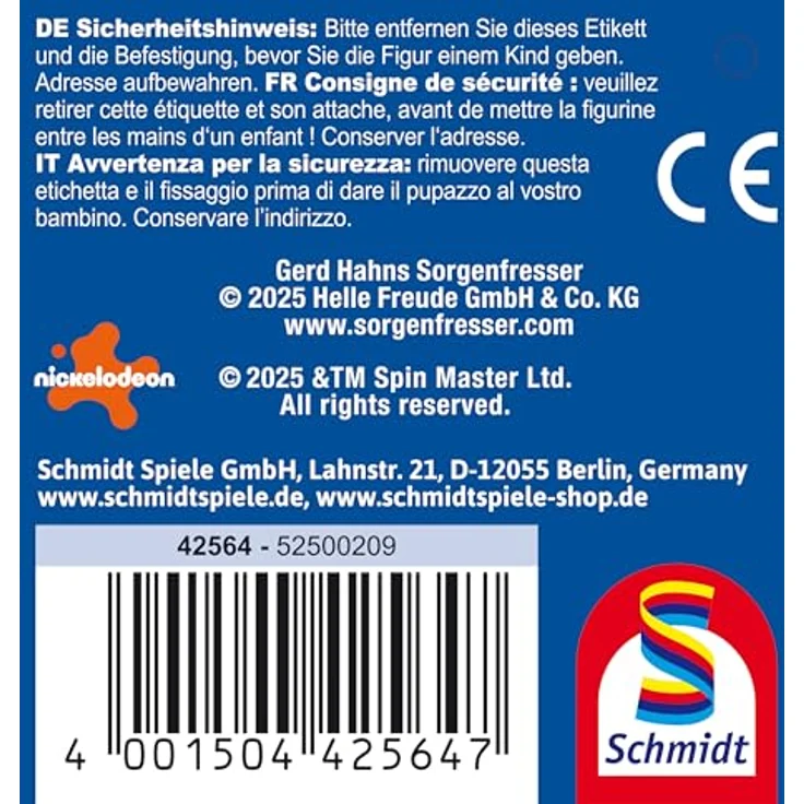Schmidt Spiele Sorgenfresser Paw Patrol Marshall, Plüschfigur, 29 cm, handwaschbar, elastisches Material – Bild 2