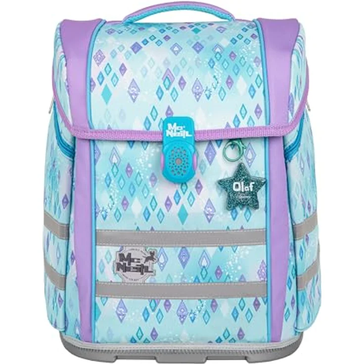 McNeill PERFECTO Schulranzen-Set, Disney Frozen, 5-teilig, ergonomisch mit ClickFlex-Rückensystem und Reflektoren, 22 l, 1.250 g – Bild 5