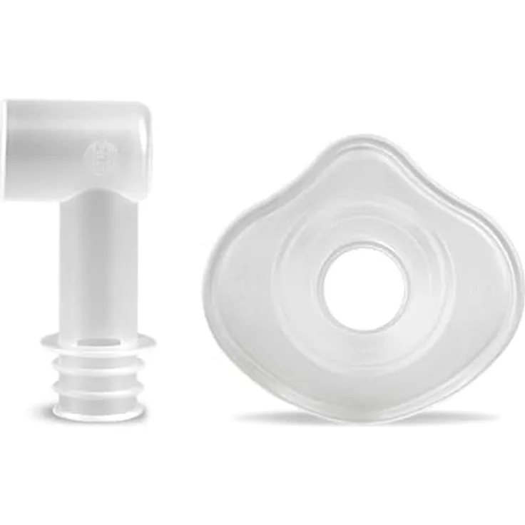 PARI Baby Maske Gr.2 mit Baby Winkel, 1 St. Inhalierhilfe, für Kleinkinder ca. 1-3 Jahren, blau