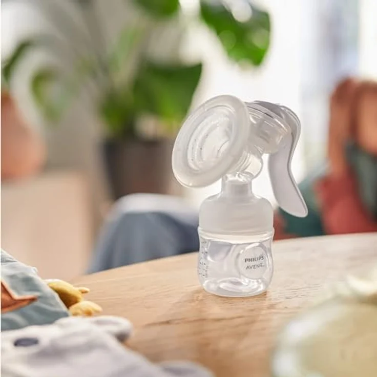 Philips Avent Handmilchpumpe - einfaches Abpumpen, mit Natural-Motion Technologie (Modell SCF430/01), Transparent - Preisvergleich – Bild 6