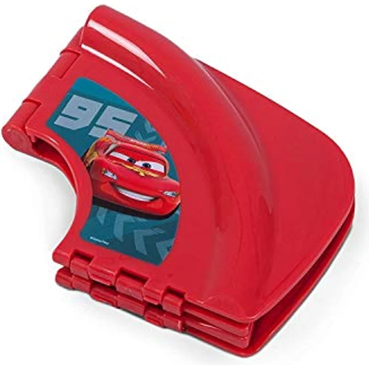 KiNDERWELT Faltbarer Premium Kinder-Toilettensitz für unterwegs, Disney Cars rot, stabiler faltbarer WC-Sitz mit Anti-Rutsch-Funktion, tragbarer Reise-WC-Sitz mit Tasche – Bild 4