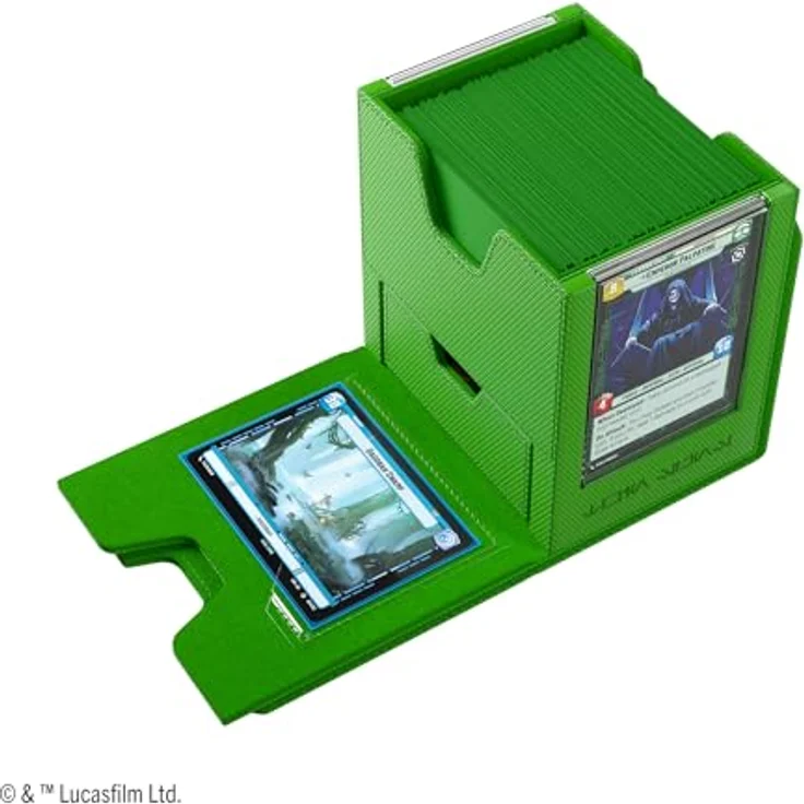 Gamegenic Star Wars: Unlimited Twin Suns Deck Pod – Premium Deckbox für Kartenspiel, grünes Design, bis zu 100 Karten und Sammelkarte in Hyperspace-Foil – Bild 5