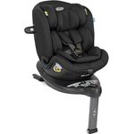 Graco Turn2Me Grow i-Size R129, drehbarer 3-in-1 Kindersitz für Rückwärts- und Vorwärtsnutzung, ISOFIX, ab Geburt bis 7 Jahre