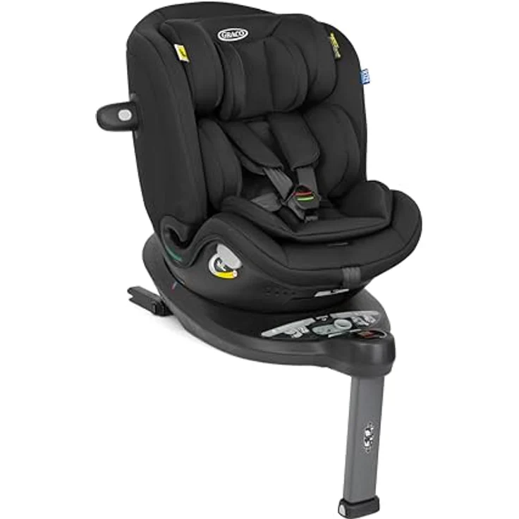 Graco Turn2Me Grow i-Size R129, drehbarer 3-in-1 Kindersitz für Rückwärts- und Vorwärtsnutzung, ISOFIX, ab Geburt bis 7 Jahre – Bild 1