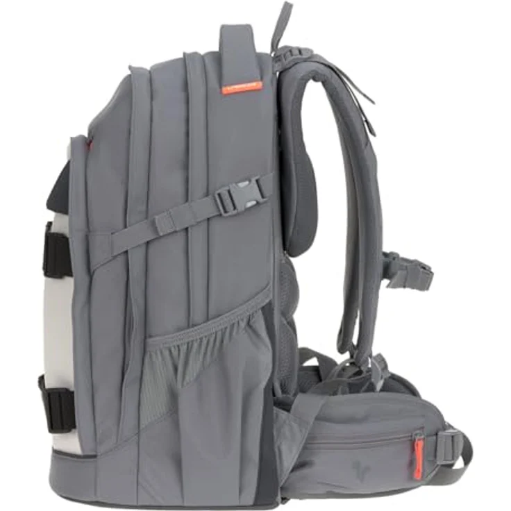 LÄSSIG Bold Origin Schulrucksack, anthrazit/grau, erweiterbar, verstellbarer Rücken, 29 x 44 x 23 cm – Bild 2