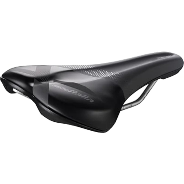 Selle Italia X-BOW TI Sattel schwarz, Fahrradsitz mit 7 mm Schiene, hoher Komfort und Vibrationabsorption – Bild 1