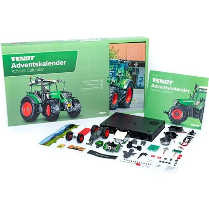 FRANZIS 67231 - Fendt Adventskalender: Fendt Advent Calendar mit extra großem Modellbausatz und original FENDT-Klang – Bild 3