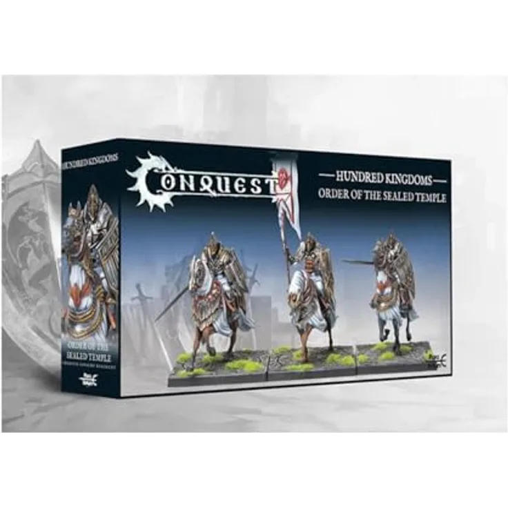 Para Bellum Wargames Hundred Kingdoms: The Order of the Sealed Temple, Sammelfigur mit schnellen und wendigen berittenen Rittern