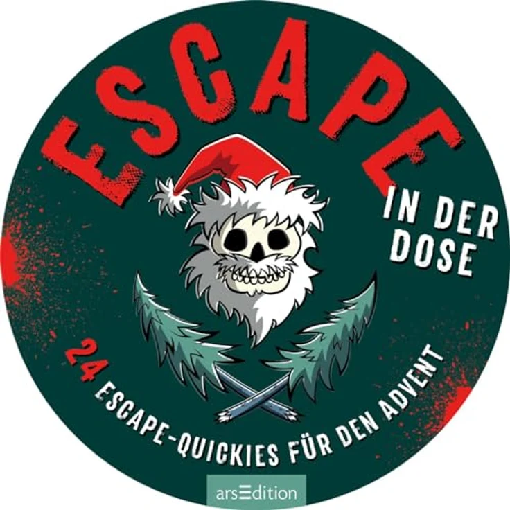 Ars Edition Escape-Adventskalender in der Dose, 24 Rätselgeschichten für spannende Escape-Abenteuer – Bild 2