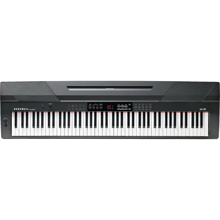 Kurzweil KA90, 88-Tasten Arranger Stagepiano mit Hammerklaviatur und integriertem Lautsprechersystem, Schwarz