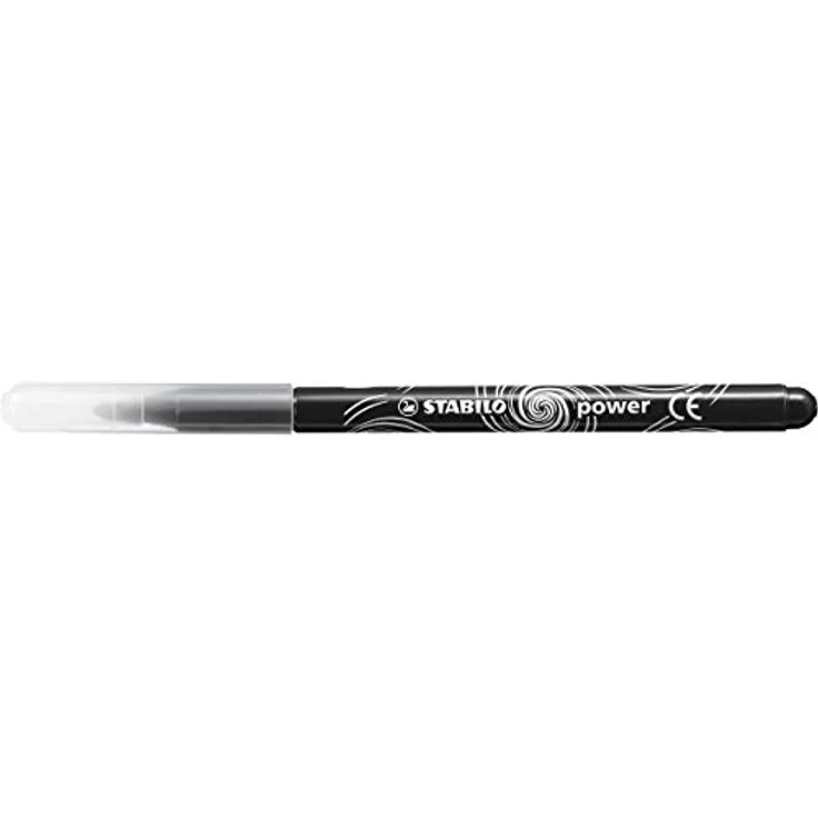 STABILO STABILO power Filzstifte, 144er Box mit 12 Farben, auswaschbare Tinte, hohe Austrocknungsbeständigkeit, robuste L-Spitze – Bild 3