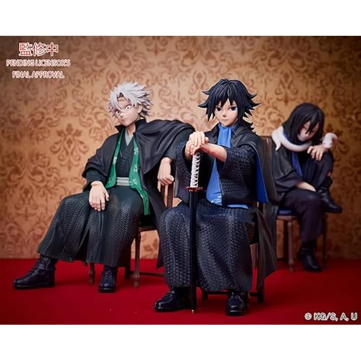 Aniplex Demon Slayer: Kimetsu no Yaiba Statue Giyu Tomioka, detailreiche Sammelfigur aus PVC, 16 cm, in bedruckter Fensterbox – Bild 4
