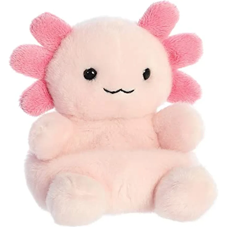 Aurora, 33675, Palm Pals Ax Axolotl, 13cm, Plüschtier, Rosa – Bild 2