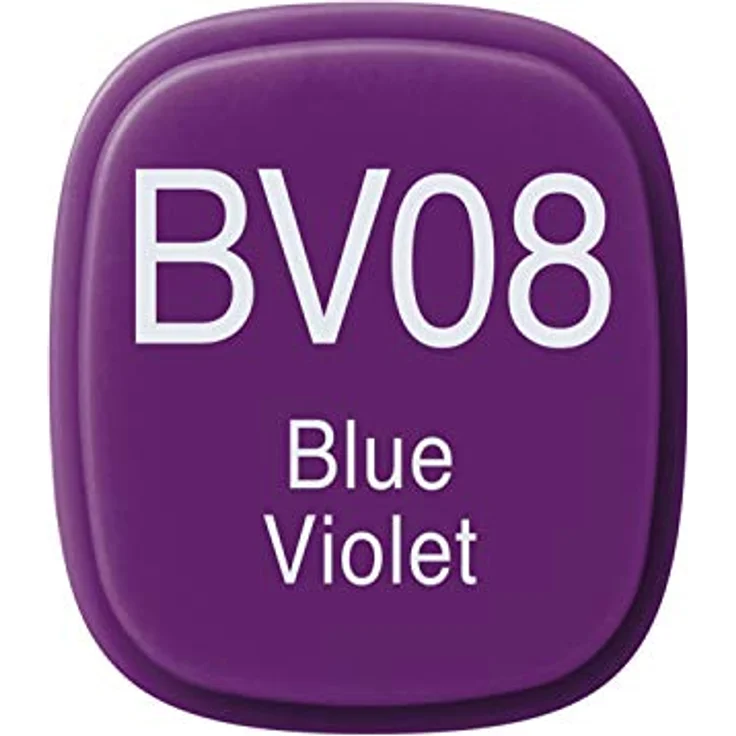 Copic Classic Marker Typ BV-08, Blue Violet, professioneller Layoutmarker mit dualem Spitzensystem, schnelltrocknend und wischfest – Bild 3
