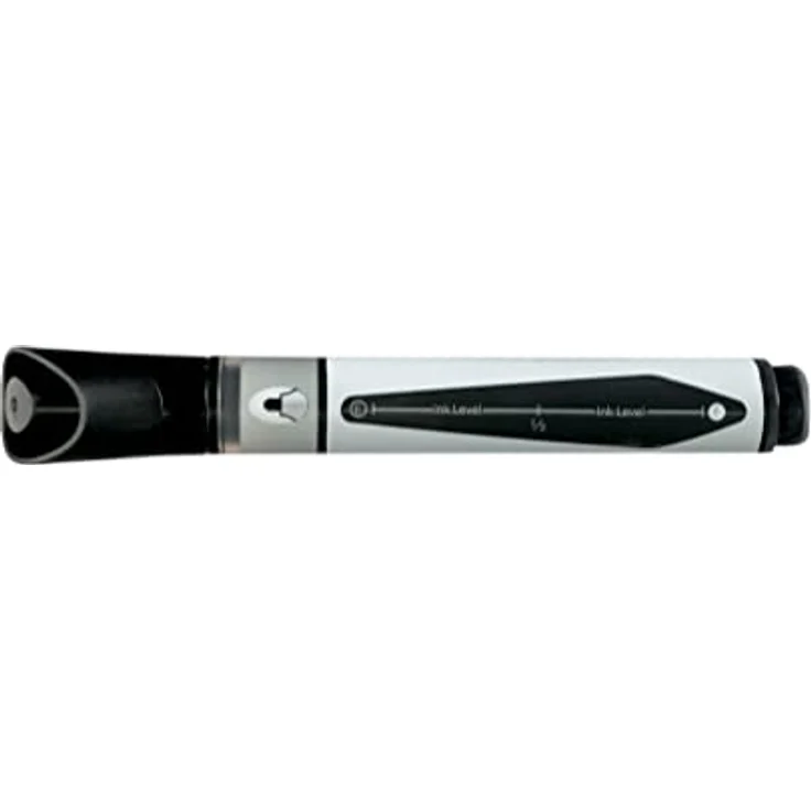 NOBO Glastafel Marker, Rundspitze 3 mm, schwarz, VE=4 Stück, trocken abwischbar – Bild 10
