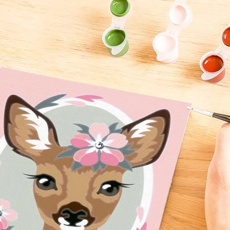 Ravensburger Malen nach Zahlen Brilliant Malset Süßes Reh - Preisvergleich – Bild 8