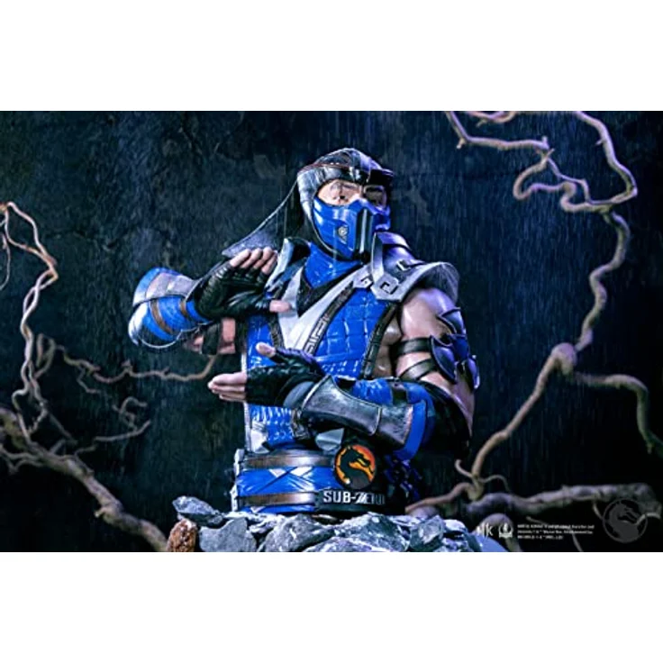 GED Busto Mortal Kombat: Sub-Zero, 30 cm Sammelfigur aus Polyresin, handbemalt – Bild 6