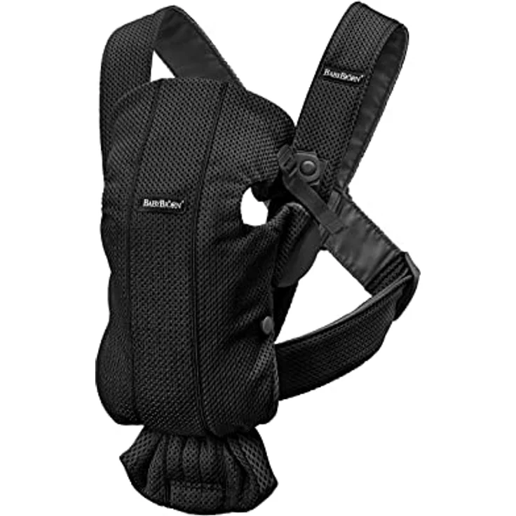 BabyBjörn Babytrage Mini, 3D-Netzstoff, Schwarz – Bild 2