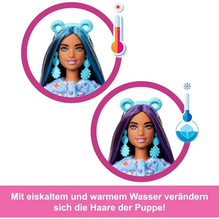 Barbie Cutie Reveal Glücksbärchis Dream Bright Bärchi, Anziehpuppe mit 10 Überraschungen und Accessoires – Bild 3
