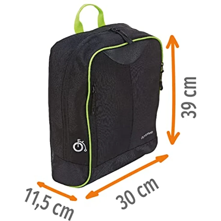 Prophete Unisex Seitenpacktasche, schwarz, L – Bild 2