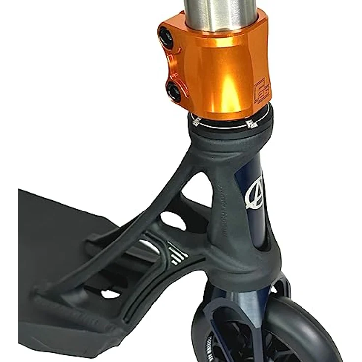 Fantic26 Stuntscooter Fantic26 Twinlock Stunt-Scooter Double Clamp 32/35 Orange, Leichte Aluminium Klemme mit Shim Converter – Bild 2