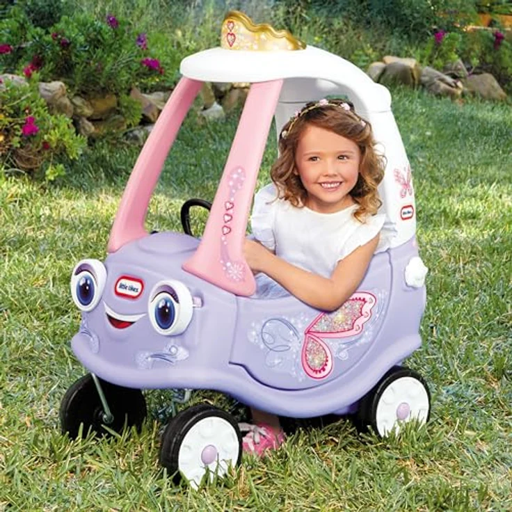 Little Tikes Cozy Coupe, Rutschauto im Feen-Design für fantasievolles Spielvergnügen – Bild 3