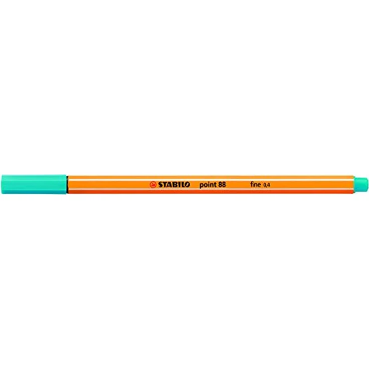 STABILO point 88 Fineliner, Filzstift in Hellblau mit metallgeschützter Spitze und präziser Linienführung – Bild 2
