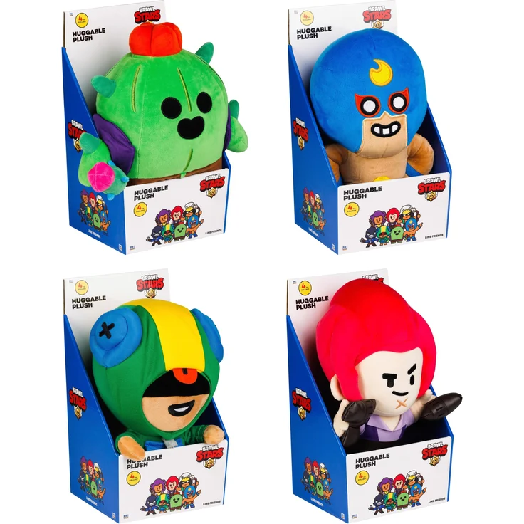 Sonstige Brawl Stars Plüsch 30cm Kuscheltier, hochwertiges Material, super weich, zufällig ausgewählter Artikel