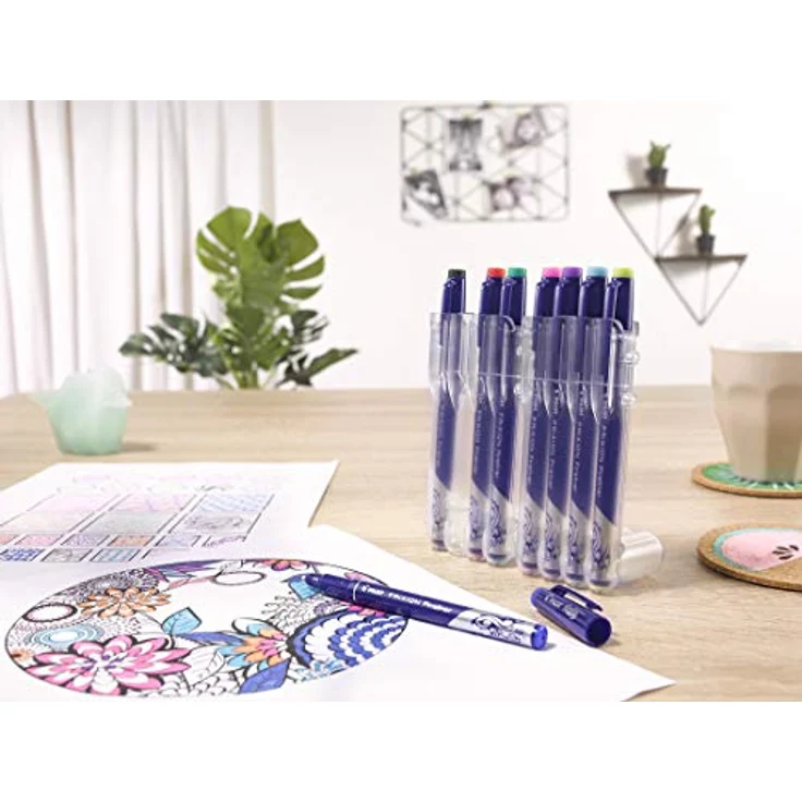 Pilot FriXion Evolutive, Mehrfarbige Schreibstifte, 8er Set mit löschbarer Tinte – Bild 5
