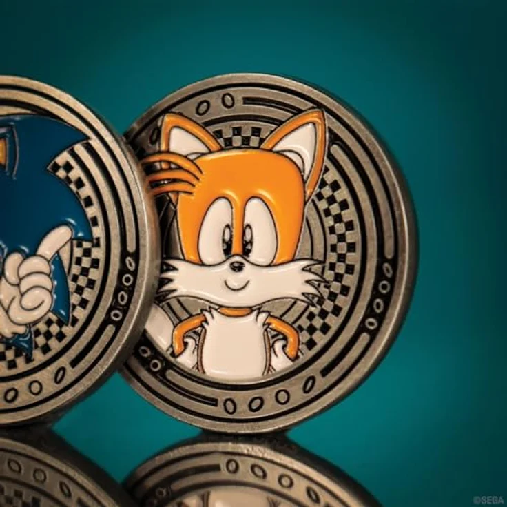 Fanatic Sonic - The Hedgehog Sammelmünze Sonic & Tails, plattierte Oberfläche, weltweit limitiert auf 9.995 Stück, individueller Randnummerierung, im schützenden Acrylcase – Bild 7