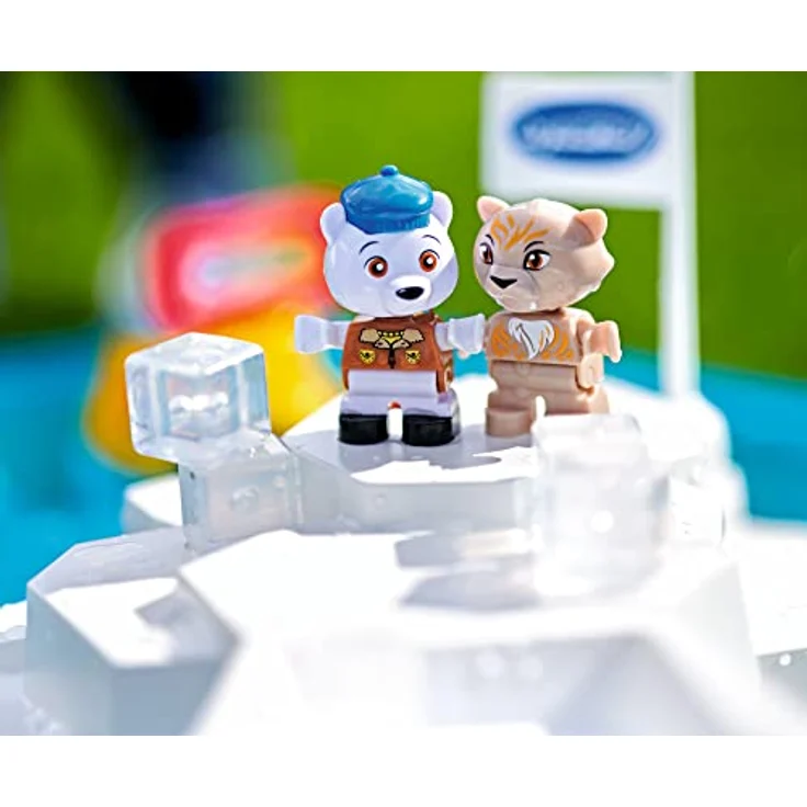 Aquaplay 'Waterplay Polar' Wasserstraße, 106 cm x 65 cm x 25 cm, inkl. 1 Containerboot, 2 Spielfiguren – Bild 4